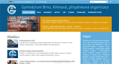 Desktop Screenshot of gymkren.cz